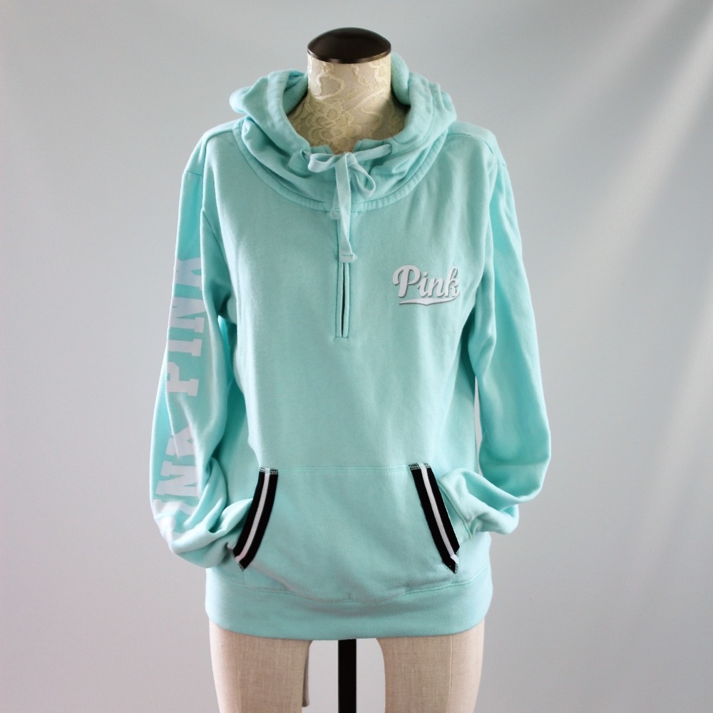 PINK Victoria's Secret Mint Green Hoodie Size S